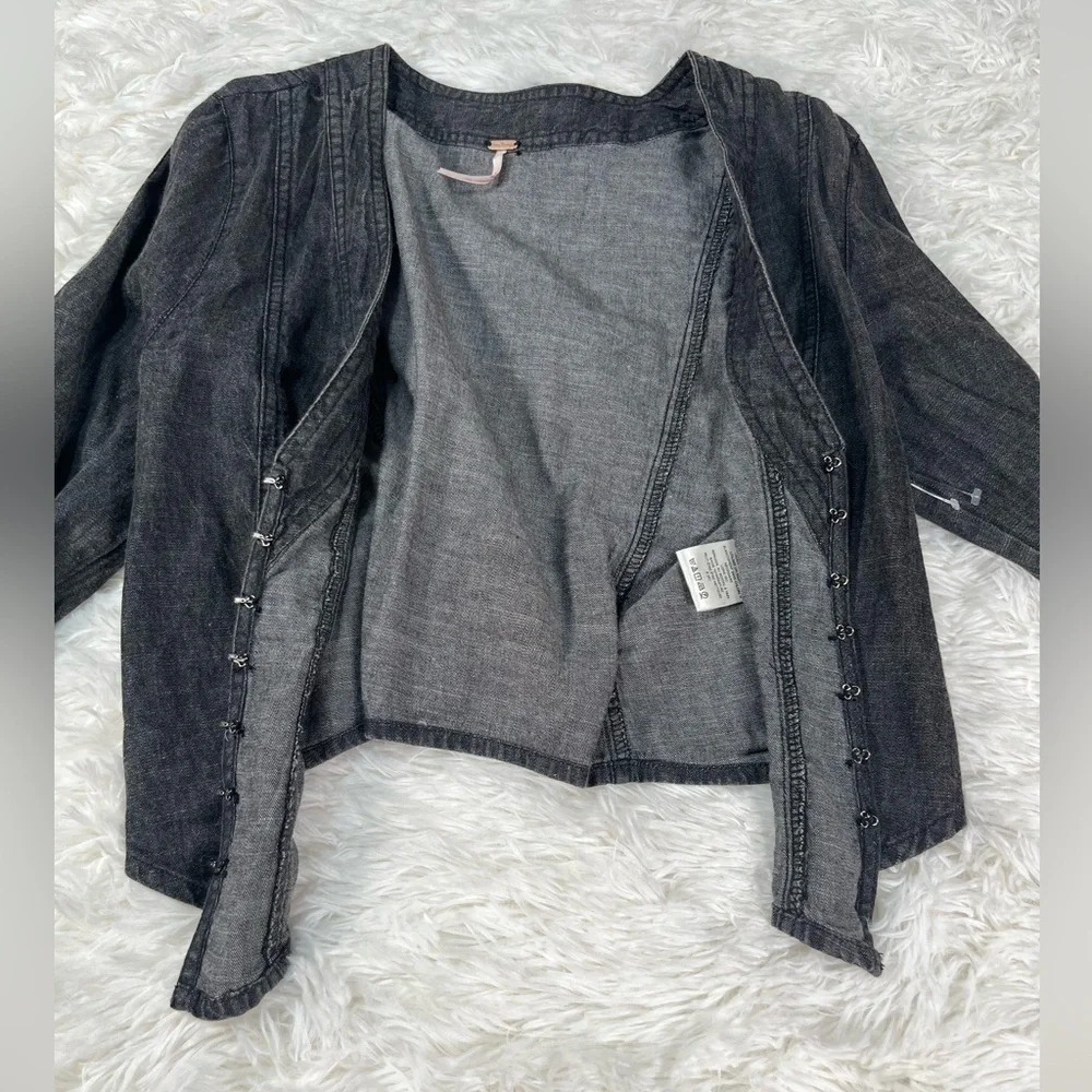 Free People | Caroline Top in Black Wash Color